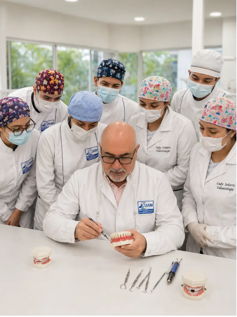 Estudiantes de ortodoncia - Dr. Ramiro Mejía docente
